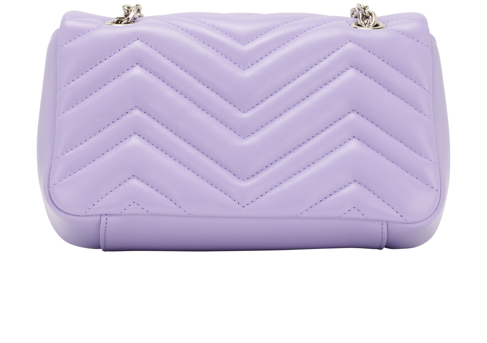 Small GG Marmont, &pound;995, Handbags, Purple, Leather, Back view
